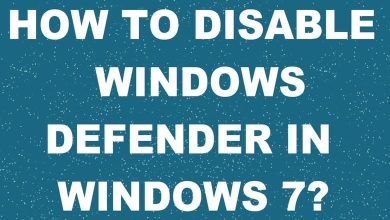 How to disable Windows Defender in Windows 7?