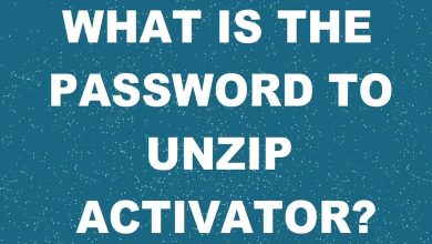 What is the password to unzip activator?